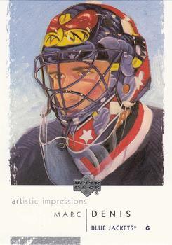 #25 Marc Denis - Columbus Blue Jackets - 2002-03 UD Artistic Impressions Hockey