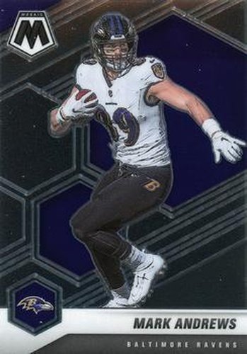 #25 Mark Andrews - Baltimore Ravens - 2021 Panini Mosaic Football