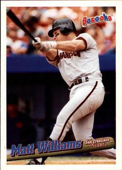 #25 Matt Williams - San Francisco Giants - 1996 Bazooka Baseball