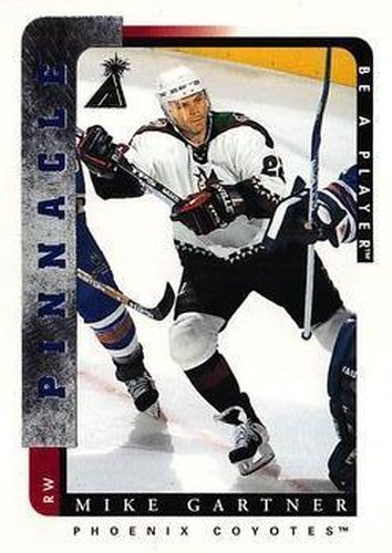 #25 Mike Gartner - Phoenix Coyotes - 1996-97 Pinnacle Be a Player Hockey