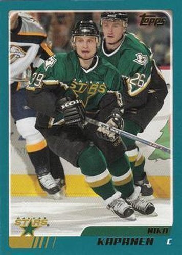 #25 Niko Kapanen - Dallas Stars - 2003-04 Topps Hockey