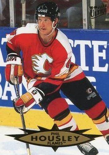 #25 Phil Housley - Calgary Flames - 1995-96 Ultra Hockey