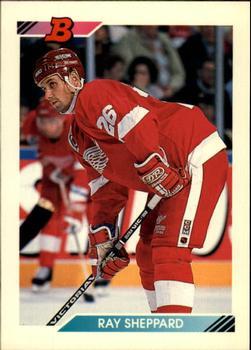 #25 Ray Sheppard - Detroit Red Wings - 1992-93 Bowman Hockey