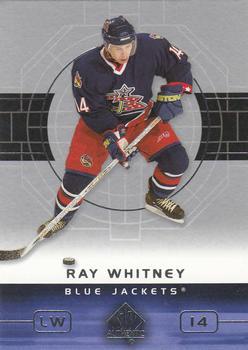 #25 Ray Whitney - Columbus Blue Jackets - 2002-03 SP Authentic Hockey