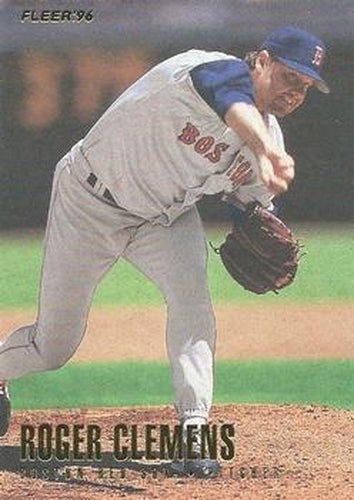 #25 Roger Clemens - Boston Red Sox - 1996 Fleer Baseball