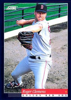 #25 Roger Clemens - Boston Red Sox -1994 Score Baseball