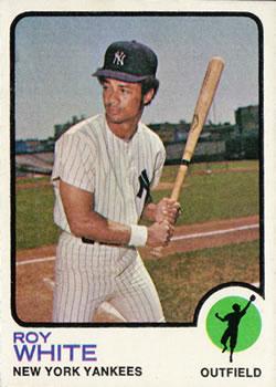 #25 Roy White - New York Yankees - 1973 Topps Baseball