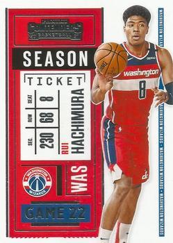 #25 Rui Hachimura - Washington Wizards - 2020-21 Panini Contenders Basketball