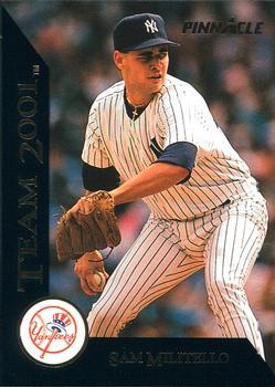 #25 Sam Militello - New York Yankees - 1993 Pinnacle - Team 2001 Baseball