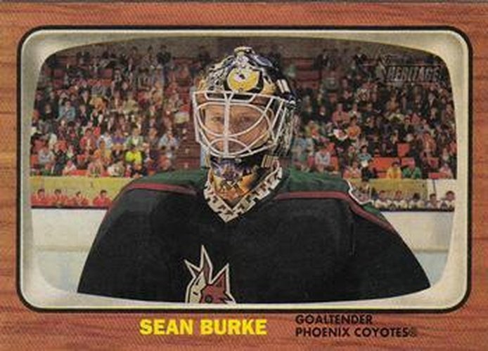 #25 Sean Burke - Phoenix Coyotes - 2002-03 Topps Heritage Hockey