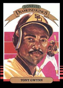 #25 Tony Gwynn - San Diego Padres - 1985 Donruss Baseball