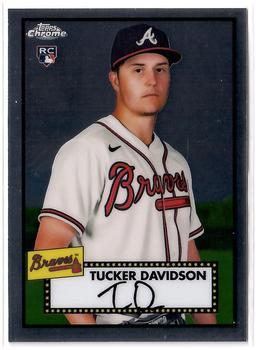 #25 Tucker Davidson - Atlanta Braves - 2021 Topps Chrome Platinum Anniversary Baseball