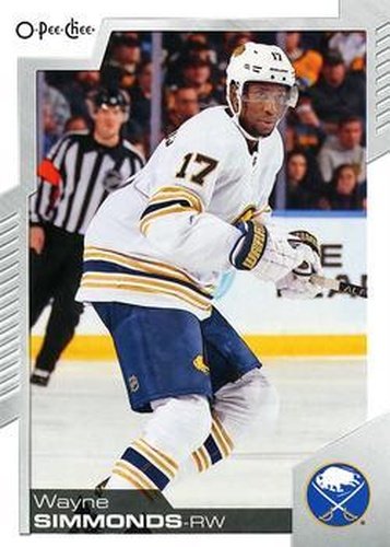 #25 Wayne Simmonds - Buffalo Sabres - 2020-21 O-Pee-Chee Hockey