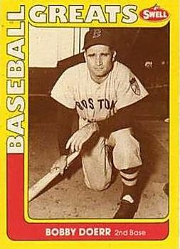#25 Bobby Doerr - Boston Red Sox - 1991 Swell Baseball Greats