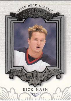 #25 Rick Nash - Columbus Blue Jackets - 2003-04 Upper Deck Classic Portraits Hockey