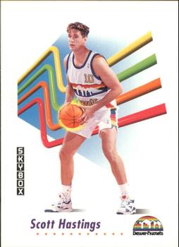 #625 Scott Hastings - Denver Nuggets - 1991-92 SkyBox Basketball