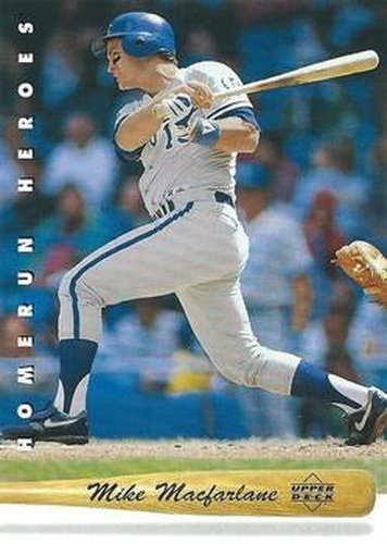 #HR25 Mike Macfarlane - Kansas City Royals - 1993 Upper Deck Baseball - Home Run Heroes