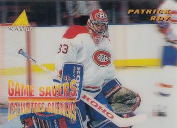 #McD-25 Patrick Roy - Montreal Canadiens - 1995-96 Pinnacle McDonald's Game Winners Hockey