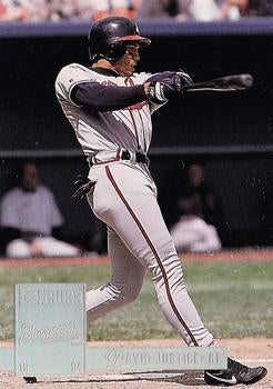 #25 David Justice - Atlanta Braves - 1994 Donruss Baseball - Special Edition