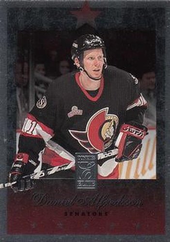 #25 Daniel Alfredsson - Ottawa Senators - 1995-96 Donruss Elite Hockey