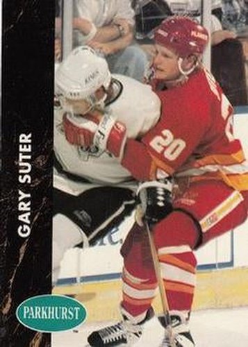 #25 Gary Suter - Calgary Flames - 1991-92 Parkhurst Hockey