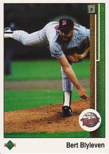 #225 Bert Blyleven - Minnesota Twins - 1989 Upper Deck Baseball