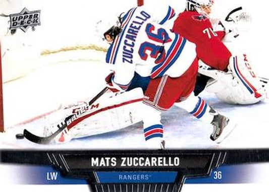 #25 Mats Zuccarello - New York Rangers - 2013-14 Upper Deck Hockey