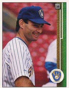 #525 Paul Molitor - Milwaukee Brewers - 1989 Upper Deck Baseball