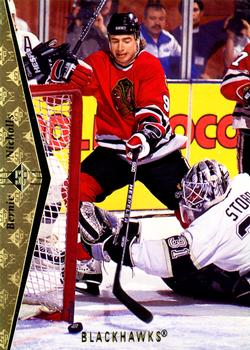 #25 Bernie Nicholls - Chicago Blackhawks - 1994-95 SP Hockey