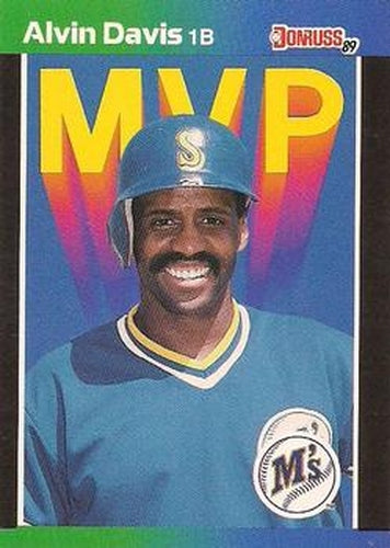 #BC-25 Alvin Davis - Seattle Mariners - 1989 Donruss Baseball - Bonus MVP's