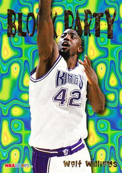 #25 Walt Williams - Sacramento Kings - 1995-96 Hoops Basketball - Block Party