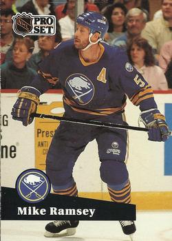 #25 Mike Ramsey - 1991-92 Pro Set Hockey