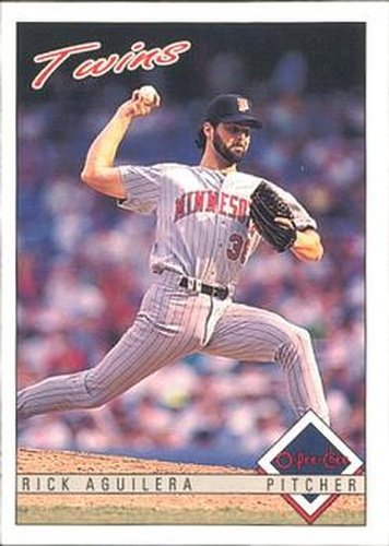 #25 Rick Aguilera - Minnesota Twins - 1993 O-Pee-Chee Baseball