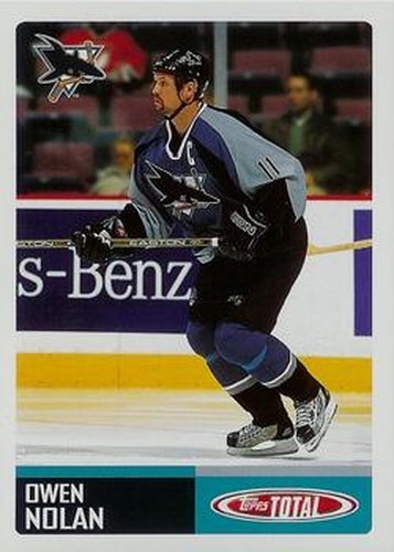 #TTC25 Owen Nolan - San Jose Sharks - 2002-03 Topps Total Hockey - Team Checklists