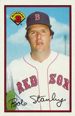 #25 Bob Stanley - Boston Red Sox - 1989 Bowman Baseball