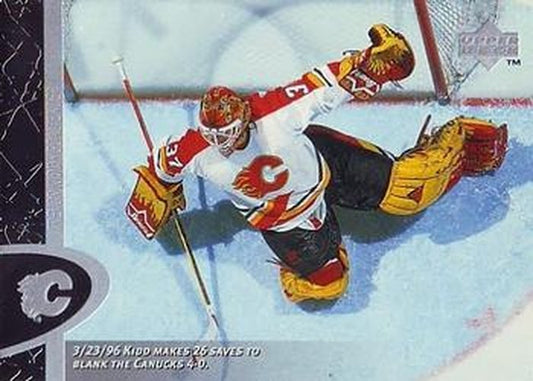 #25 Trevor Kidd - Calgary Flames - 1996-97 Upper Deck Hockey