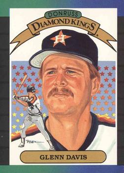 #25 Glenn Davis - Houston Astros - 1989 Donruss Baseball