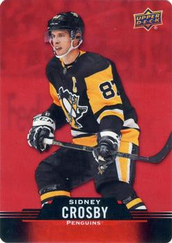 #DC-25 Sidney Crosby - Pittsburgh Penguins - 2020-21 Upper Deck Tim Hortons Hockey - Red Die Cut
