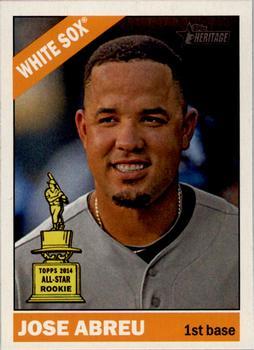 #25a Jose Abreu - Chicago White Sox - 2015 Topps Heritage Baseball