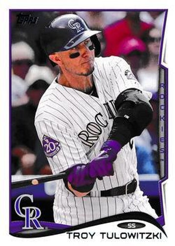 #25a Troy Tulowitzki - Colorado Rockies - 2014 Topps Baseball