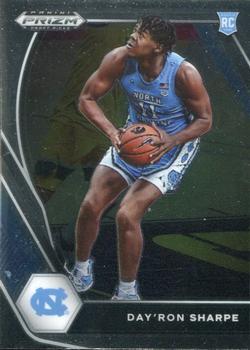#25b Day'Ron Sharpe - North Carolina Tar Heels - 2021 Panini Prizm Collegiate Draft Picks Basketball