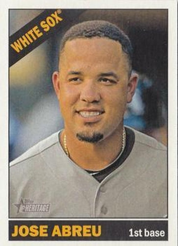 #25b Jose Abreu - Chicago White Sox - 2015 Topps Heritage Baseball