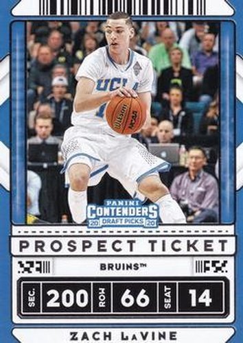 #25b Zach LaVine - UCLA Bruins - 2020 Panini Contenders Draft Picks Basketball