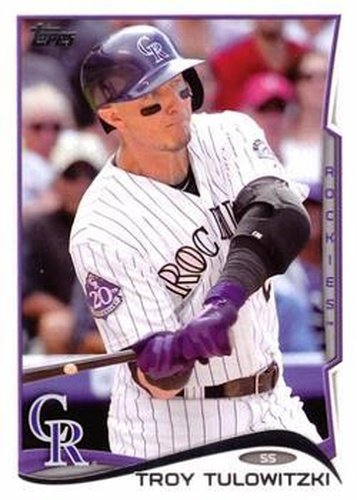 #25b Troy Tulowitzki - Colorado Rockies - 2014 Topps Baseball