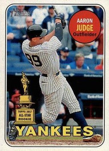 #25e Aaron Judge - New York Yankees - 2018 Topps Heritage Baseball