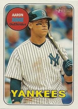 #25f Aaron Judge - New York Yankees - 2018 Topps Heritage Baseball