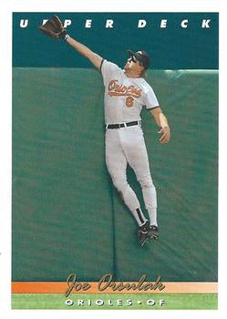 #260 Joe Orsulak - Baltimore Orioles - 1993 Upper Deck Baseball