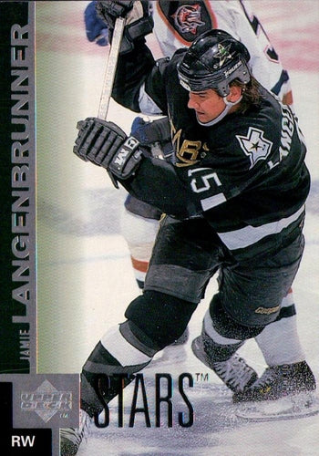 #260 Jamie Langenbrunner - Dallas Stars - 1997-98 Upper Deck Hockey
