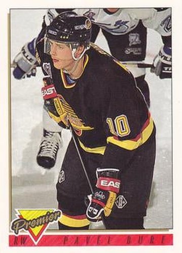 #260 Pavel Bure - Vancouver Canucks - 1993-94 Topps Premier Hockey