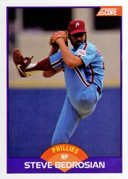 #260 Steve Bedrosian - Philadelphia Phillies - 1989 Score Baseball